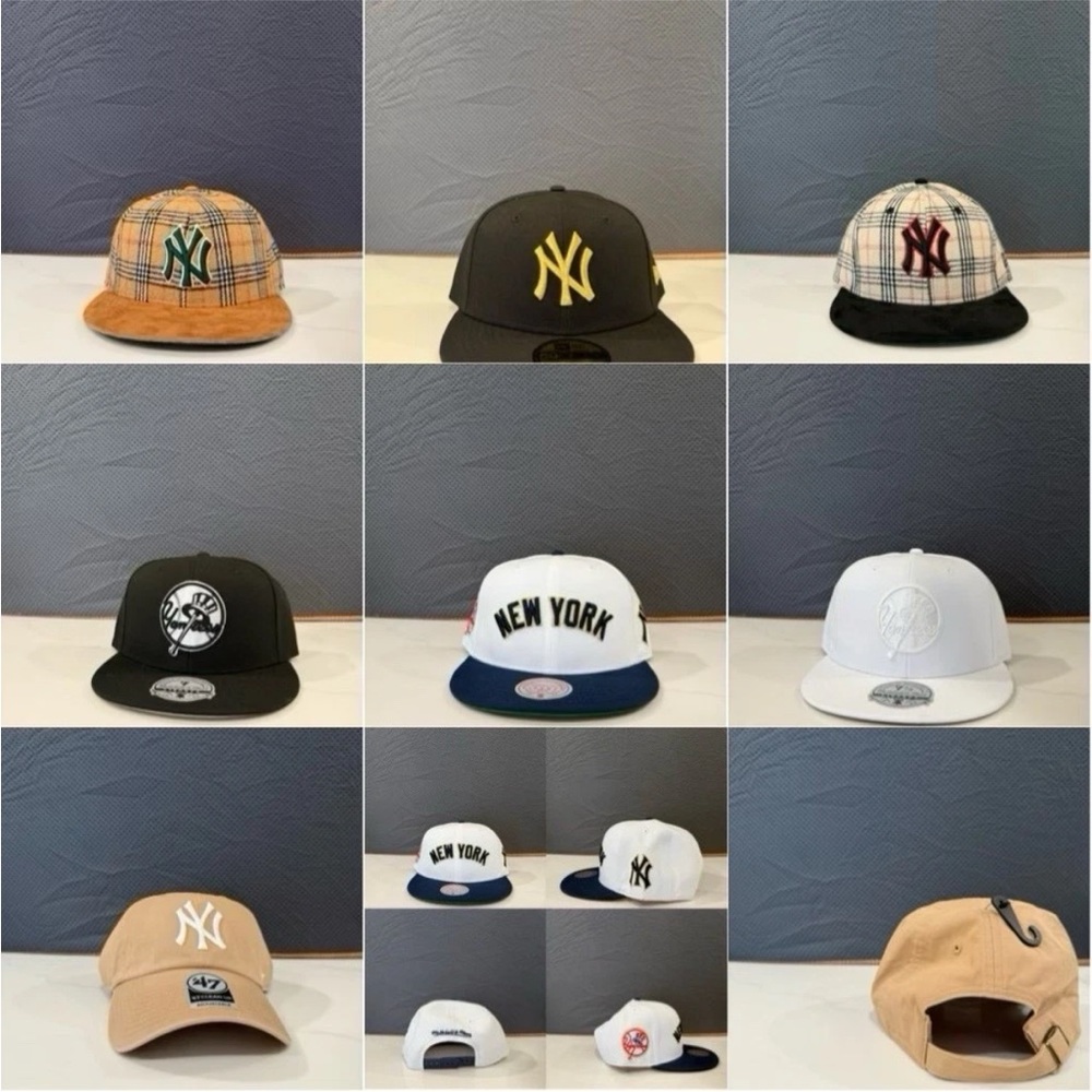 New York Yankees Baseball Hats - New with Tags Various Sizes & Styles